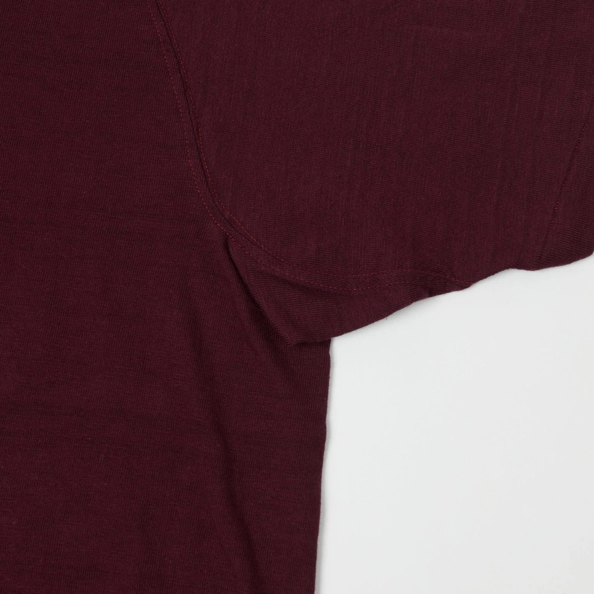 Warehouse & Co 4048 S/S Sleeve Freedom Tee - Bordeaux