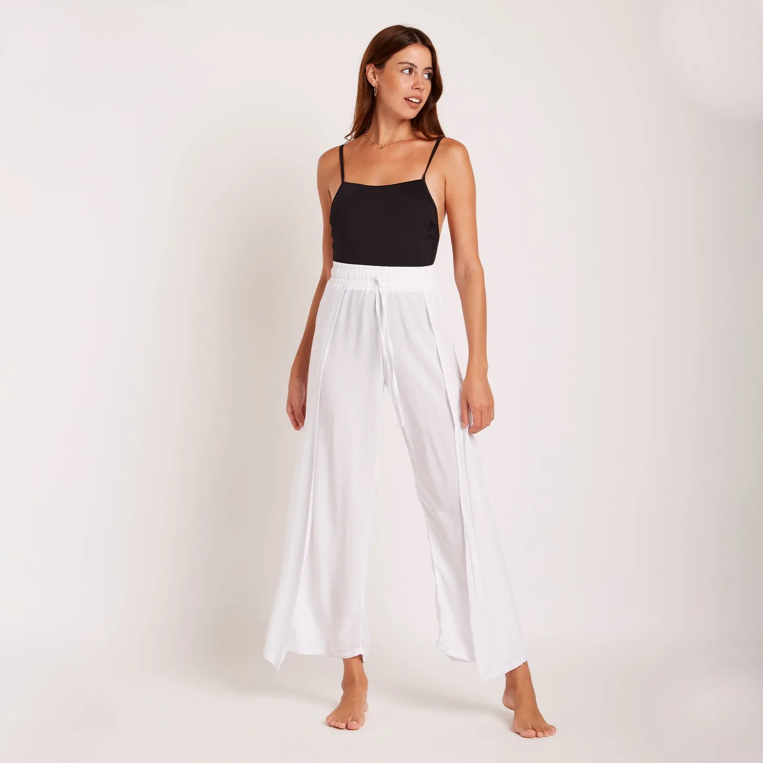 WHITE EASY PANT