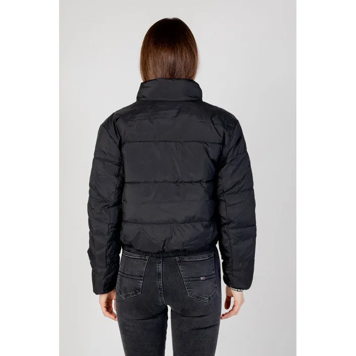 Women's All Black Sleek Jacket by Tommy Hilfiger Jeans