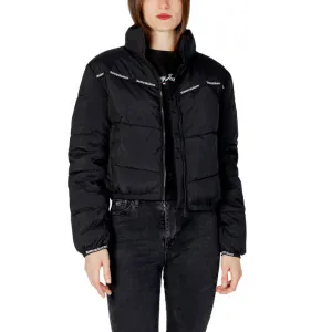 Women's All Black Sleek Jacket by Tommy Hilfiger Jeans